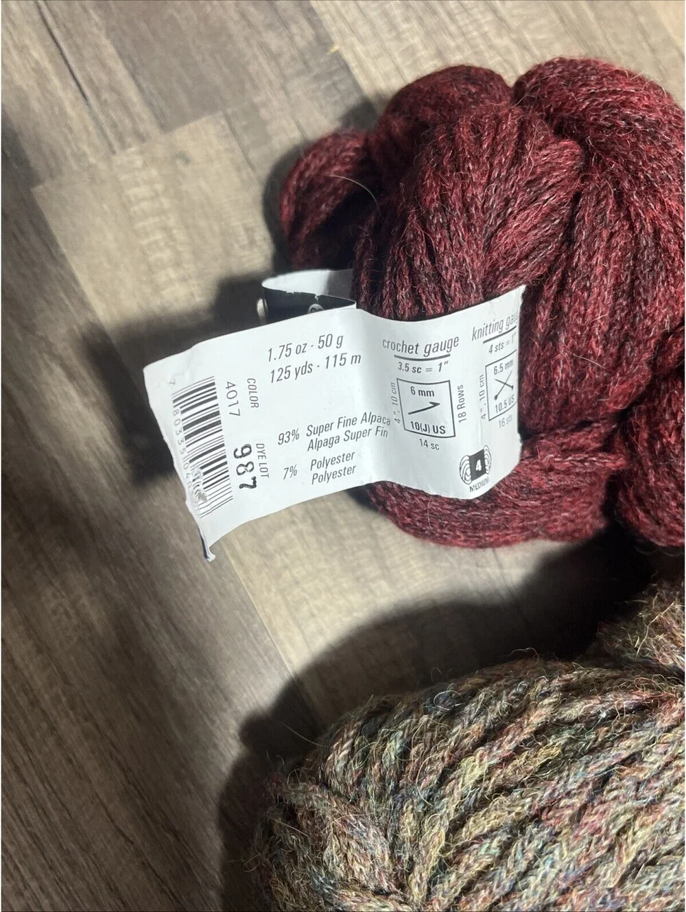 3 Berroco Voyage Alpaca Fine Yarn 93% Alpaca 7% Polyester